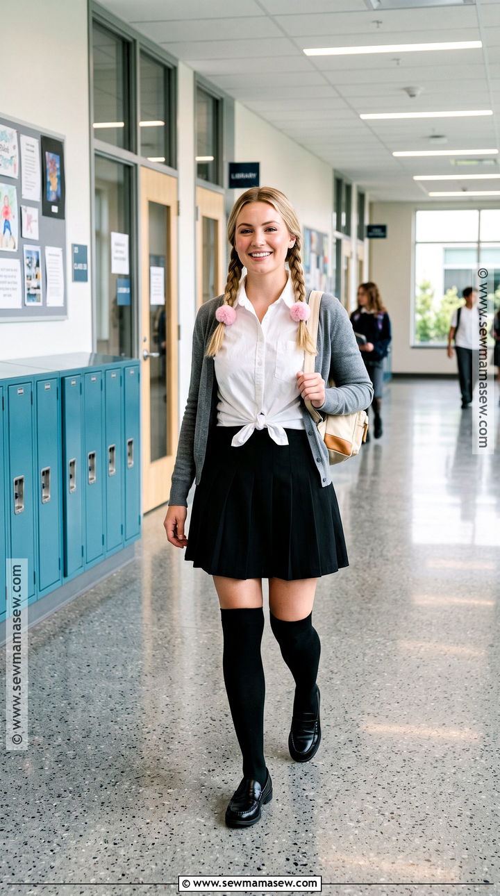 Baby One More Time School Uniform Costume - 50 britney spears costume ideas