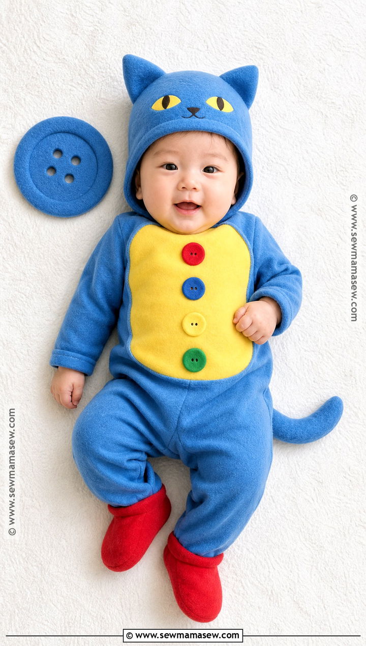 Baby Pete The Cat Romper Costume - 30 pete the cat halloween costume ideas