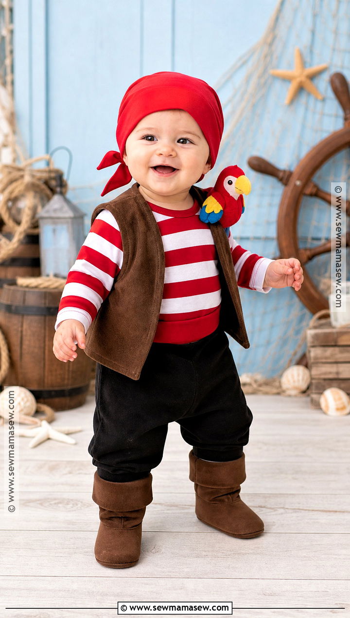 Baby Pirate Halloween Costume - 35 one year old halloween costume ideas
