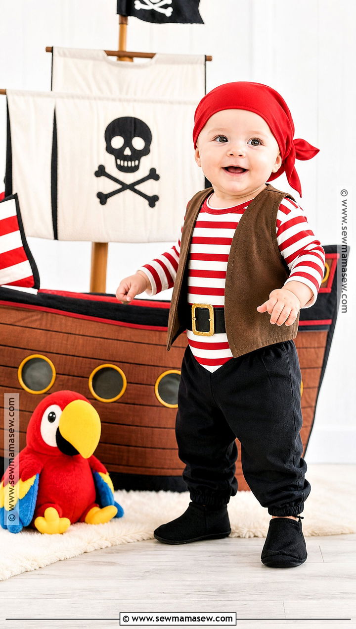 Baby Pirate Halloween Costume - 30 halloween costumes with for babies