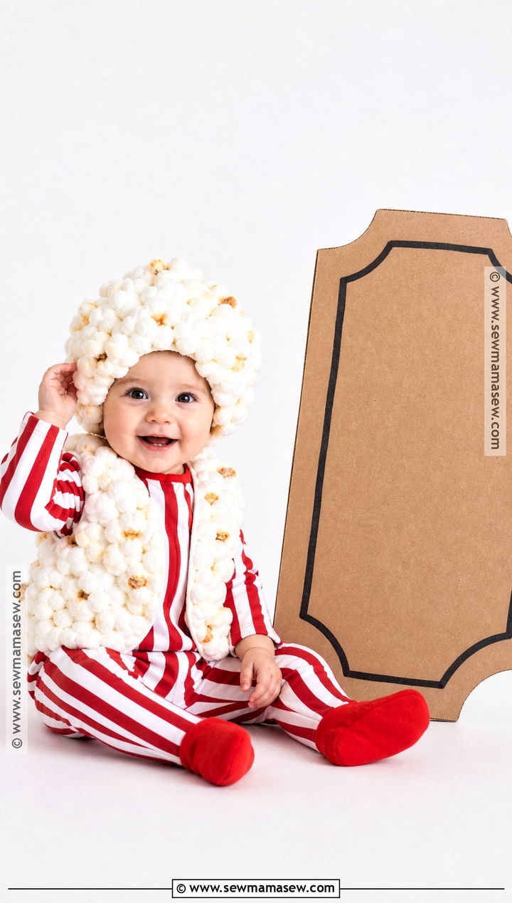 Baby Popcorn Costume - 50 baby halloween costumes