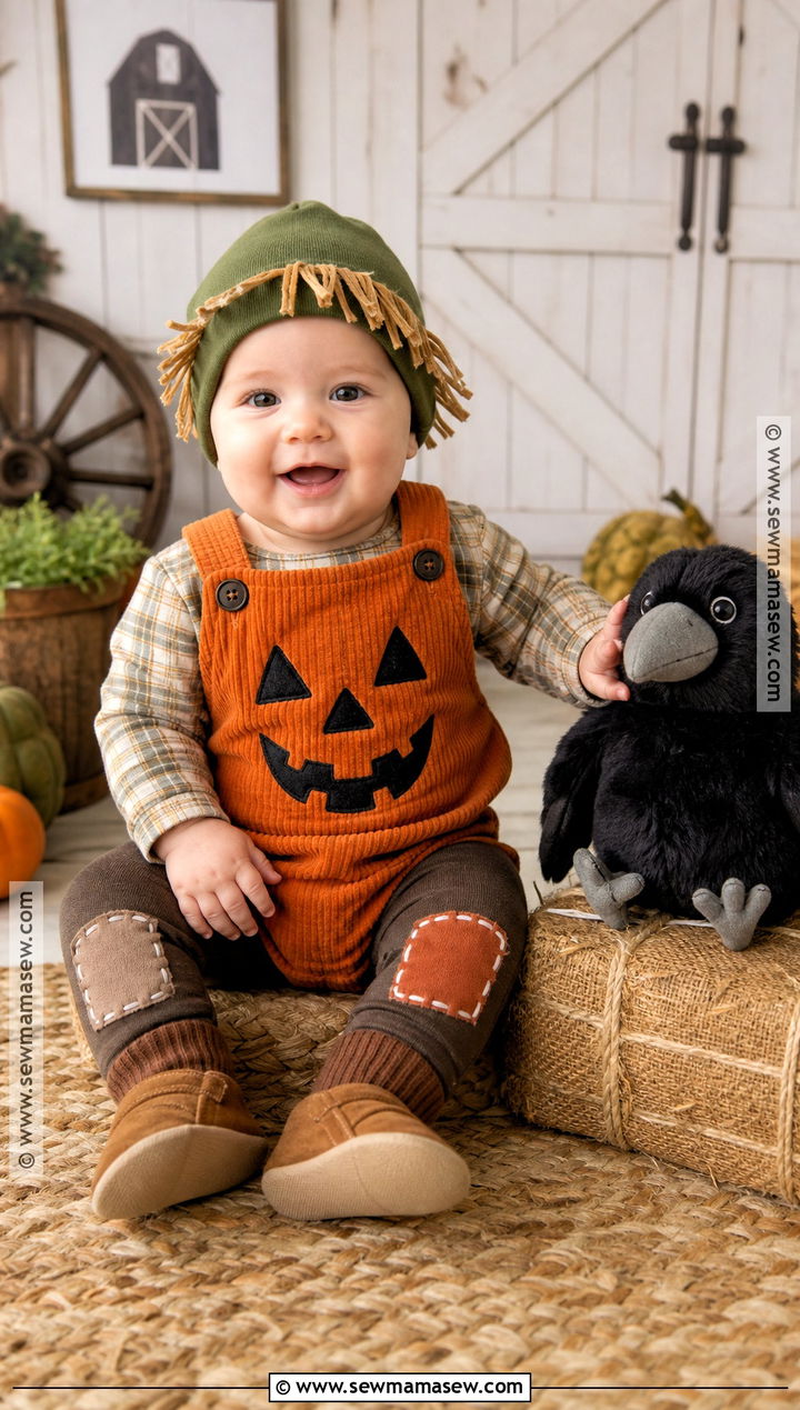 Baby Pumpkin And Scarecrow Costume - 30 baby pumpkin costume ideas