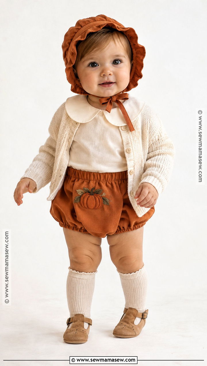 Baby Pumpkin Bloomer Set Outfit - 20 baby pumpkin outfit ideas