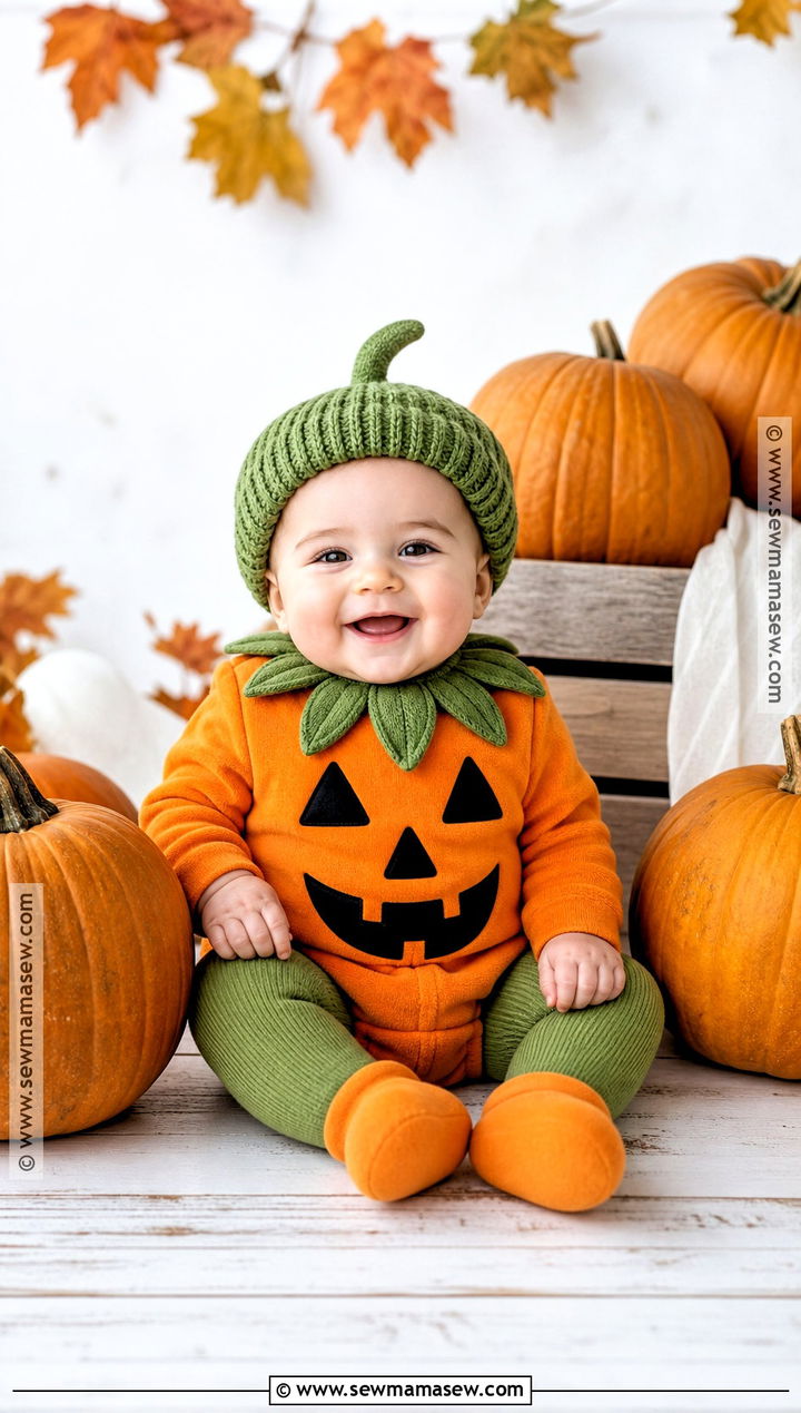 Baby Pumpkin Costume - 30 first halloween costume ideas for boys