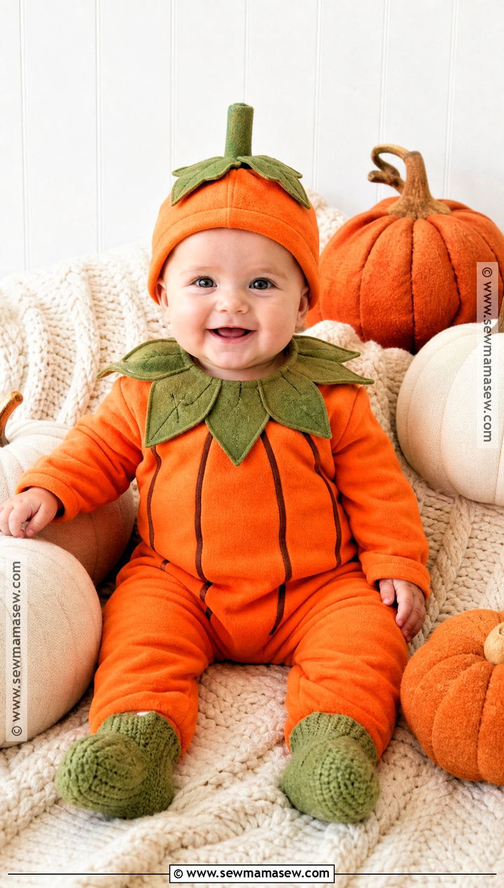 Baby Pumpkin Costume - 35 baby costume ideas