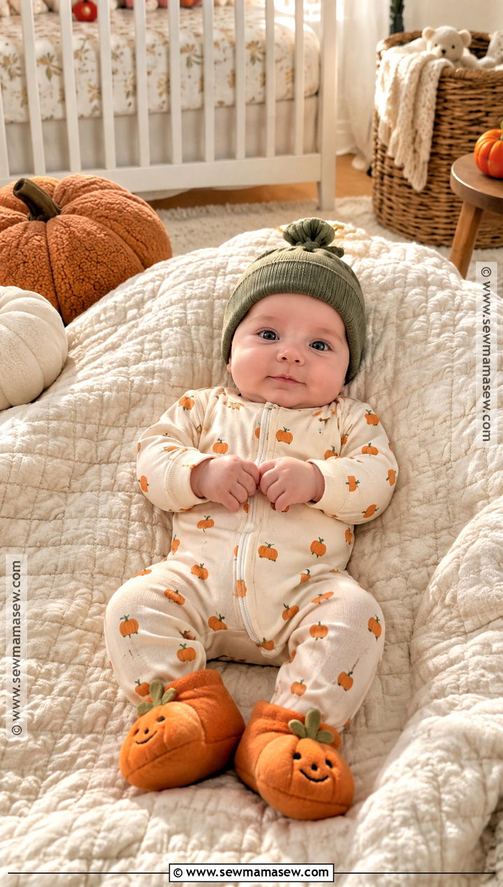 Baby Pumpkin Pajama Outfit - 20 baby pumpkin outfit ideas