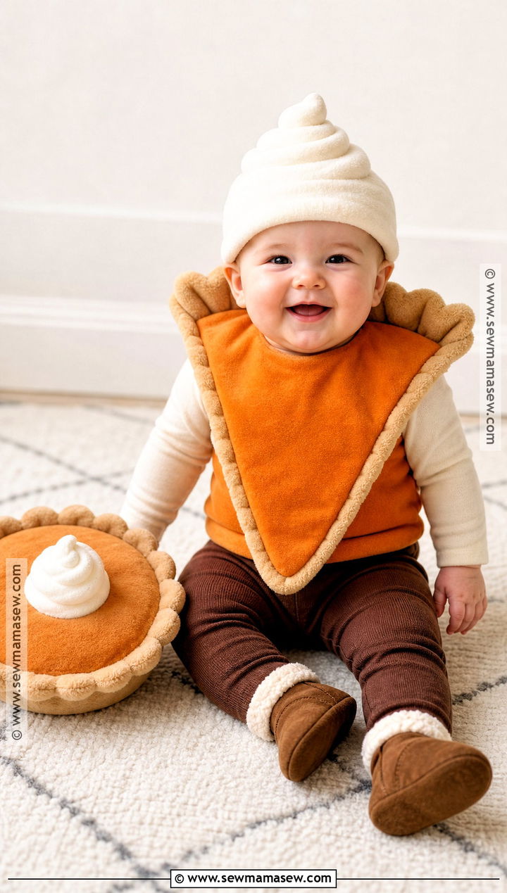 Baby Pumpkin Pie Costume - 30 baby pumpkin costume ideas