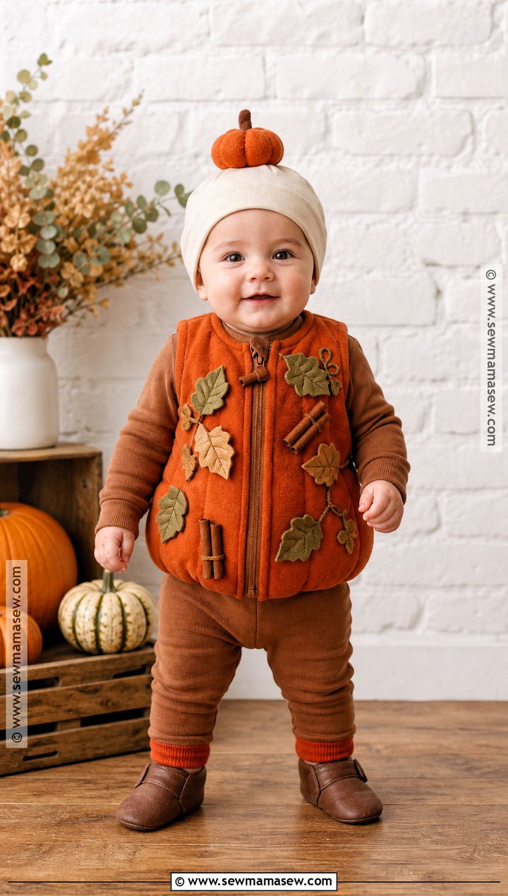 Baby Pumpkin Spice Costume - 30 baby pumpkin costume ideas