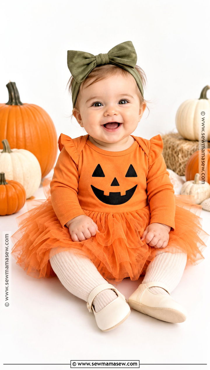 Baby Pumpkin Tutu Dress Outfit - 20 baby pumpkin outfit ideas