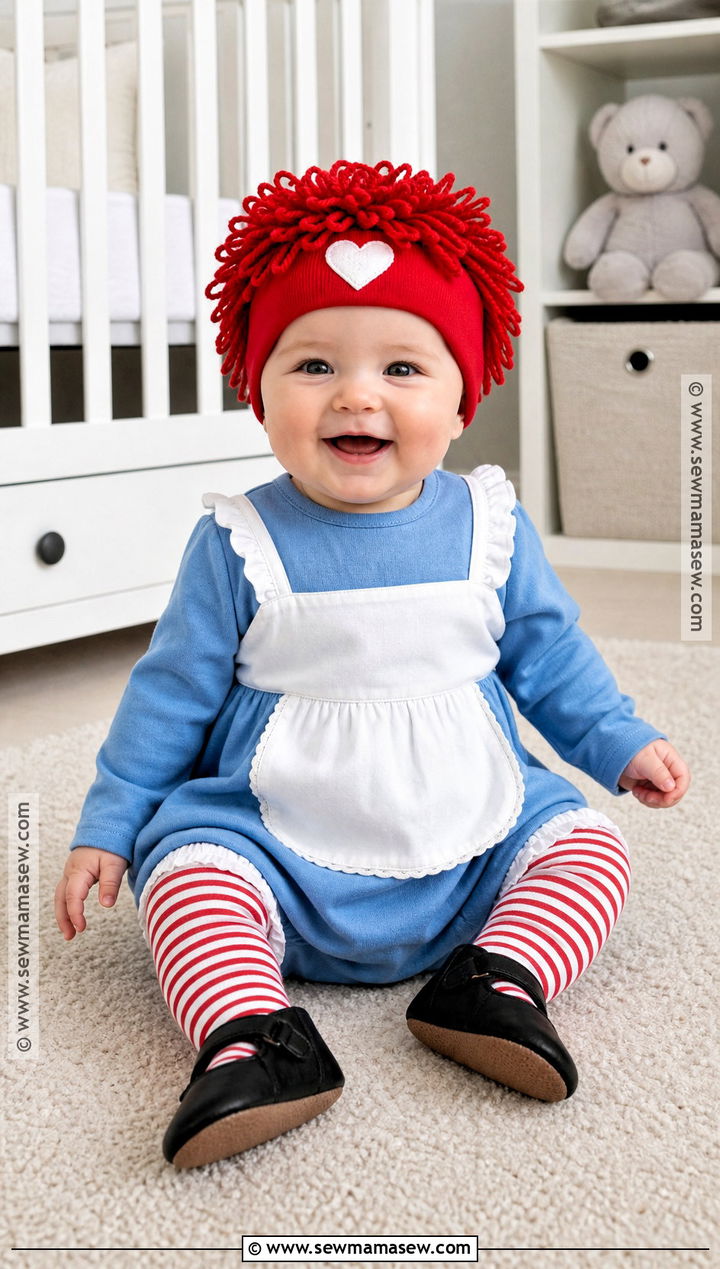 Baby Raggedy Ann Costume With Cotton Romper - 30 raggedy ann costume ideas