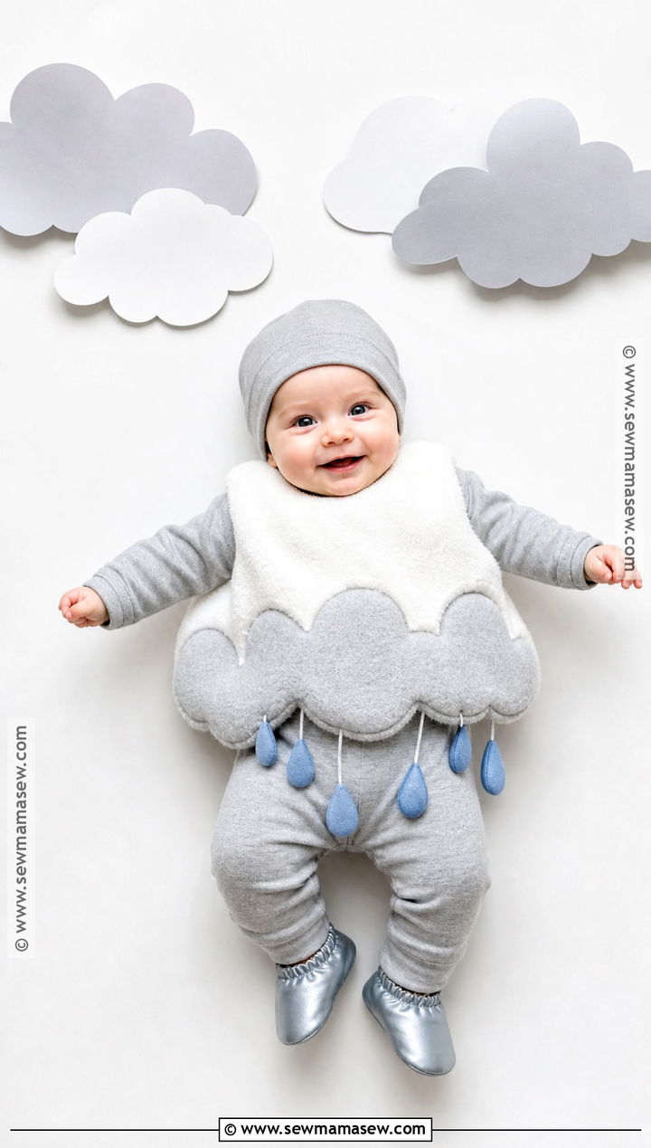 Baby Rain Cloud Costume - 50 baby halloween costumes