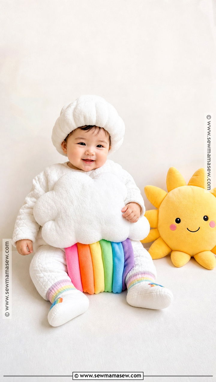 Baby Rainbow Cloud Costume - 30 cute baby costumes