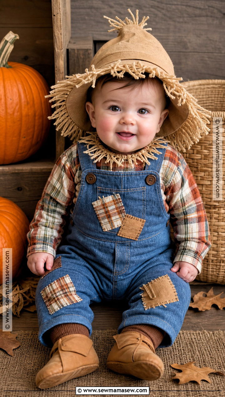 Baby Scarecrow Costume - 30 first halloween costume ideas for boys