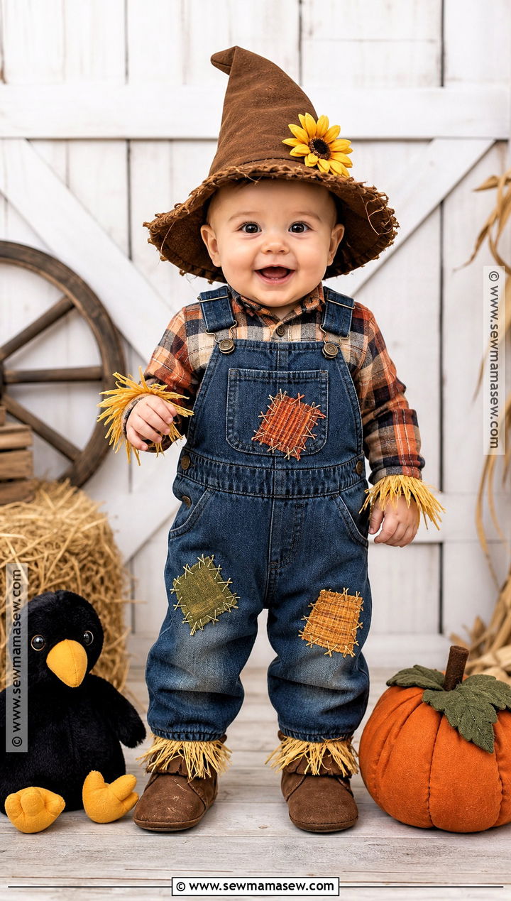 Baby Scarecrow Halloween Costume - 30 halloween costumes with for babies
