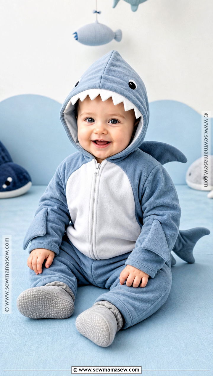 Baby Shark Costume - 40 baby costumes