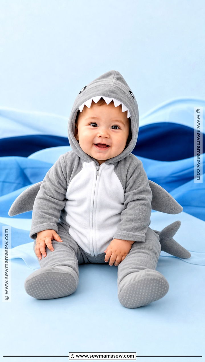 Baby Shark Costume - 50 baby halloween costumes