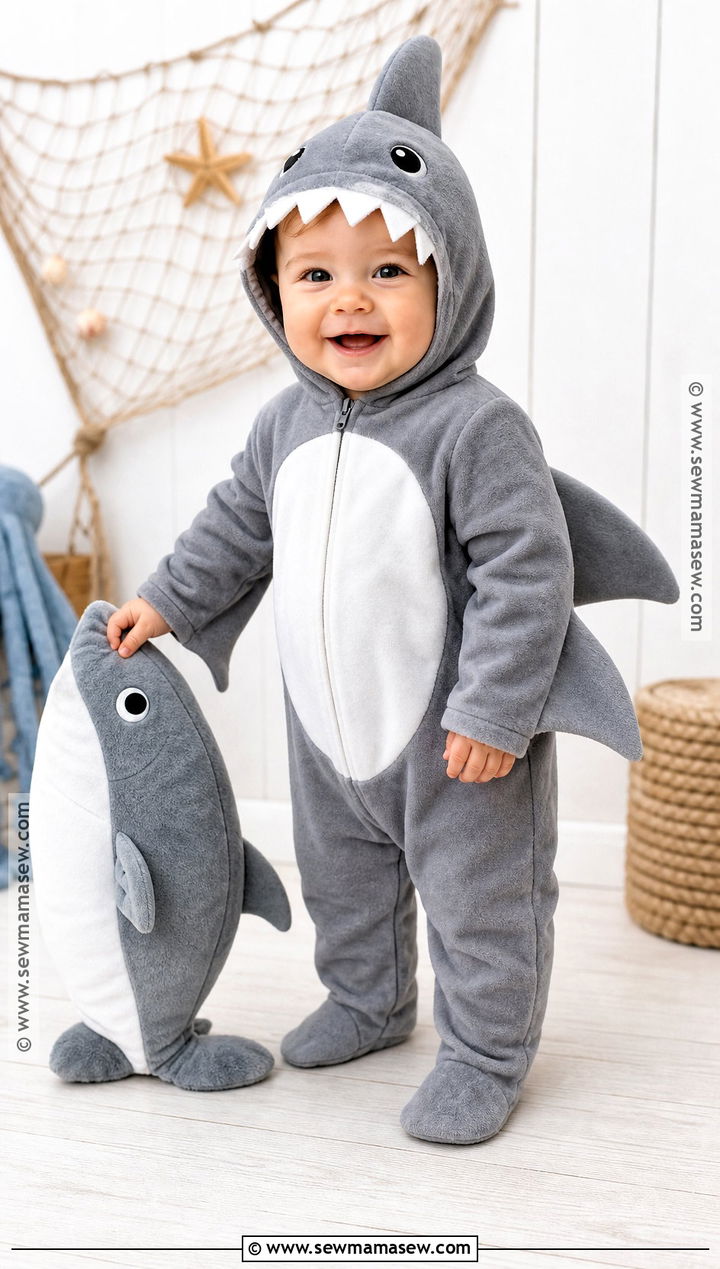 Baby Shark Halloween Costume - 30 halloween costumes with for babies