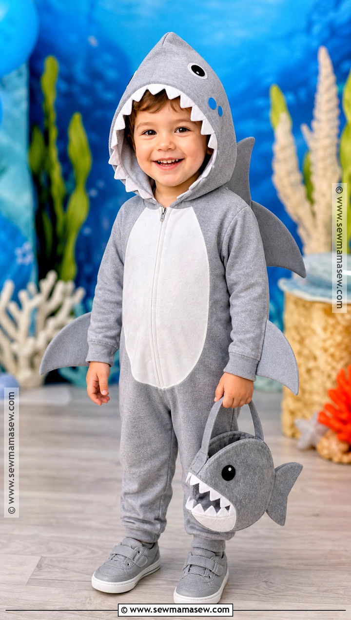 Baby Shark Toddler Costume - 45 toddler halloween costumes