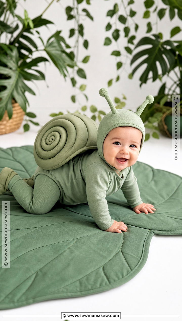 Baby Snail Costume With Soft Shell Backpack - 30 baby halloween costume ideas