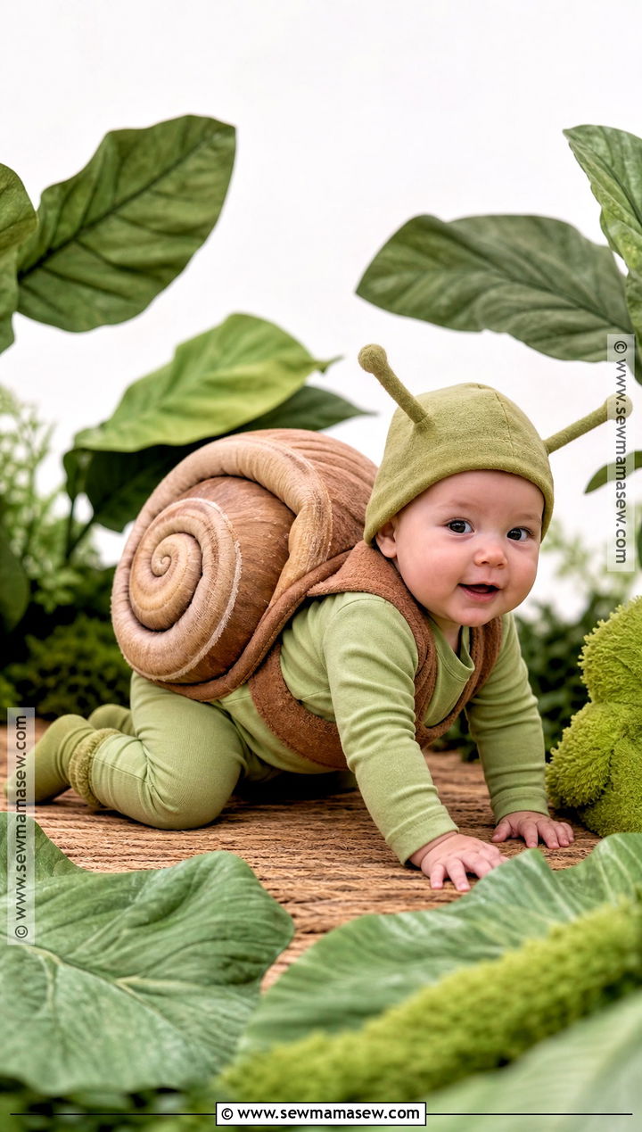Baby Snail Halloween Costume - 30 funny baby halloween costumes