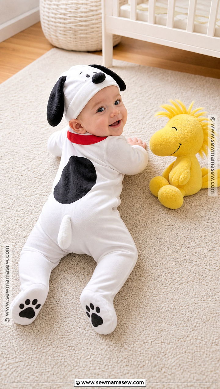 Baby Snoopy Costume - 40 snoopy halloween costume ideas