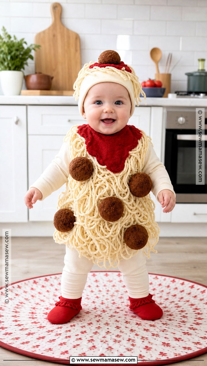 Baby Spaghetti And Meatballs Costume - 35 baby costume ideas