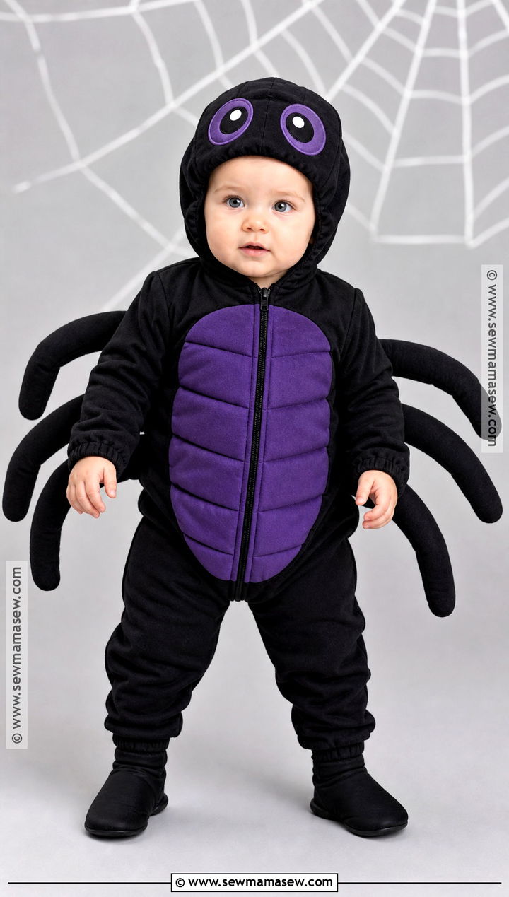 Baby Spider Costume - 50 baby halloween costumes