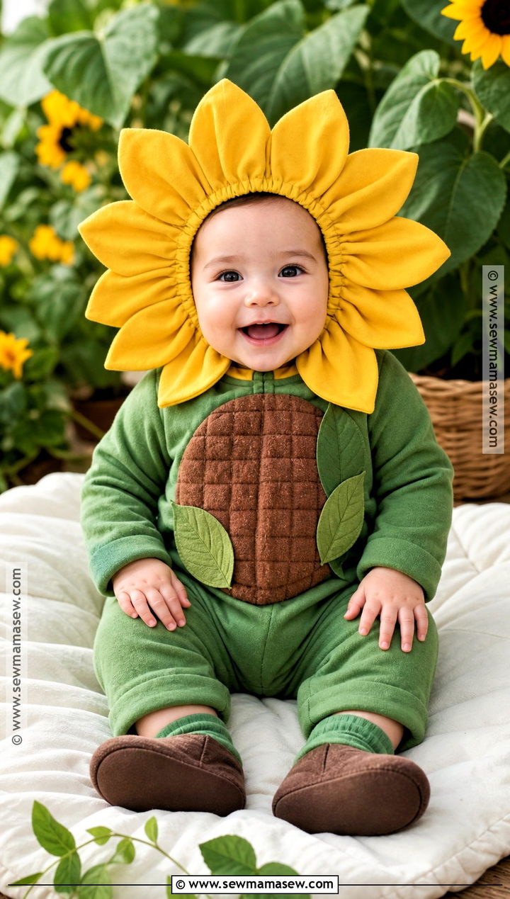 Baby Sunflower Costume - 40 baby costumes