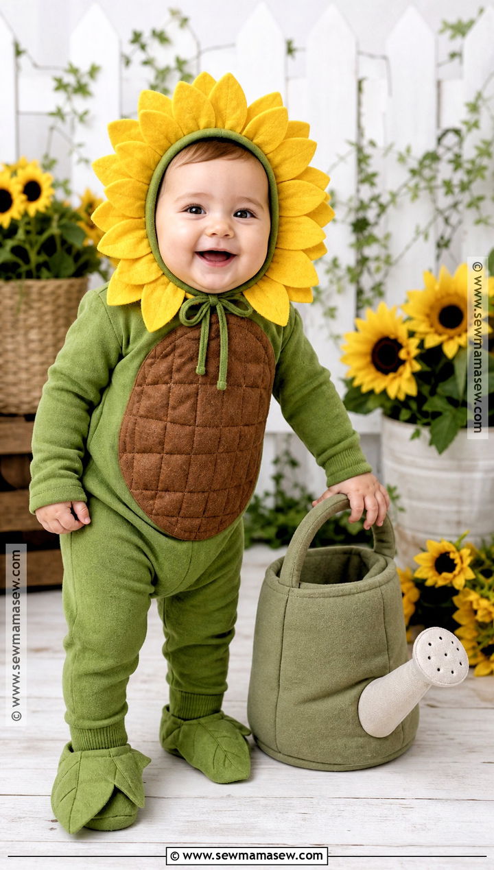 Baby Sunflower Costume - 30 cute baby costumes