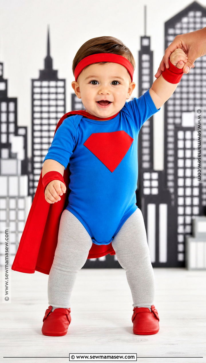 Baby Superhero Halloween Costume - 35 one year old halloween costume ideas