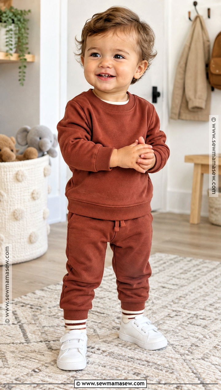 Baby Sweatshirt And Jogger Set Outfit - 15 autumn baby clothes