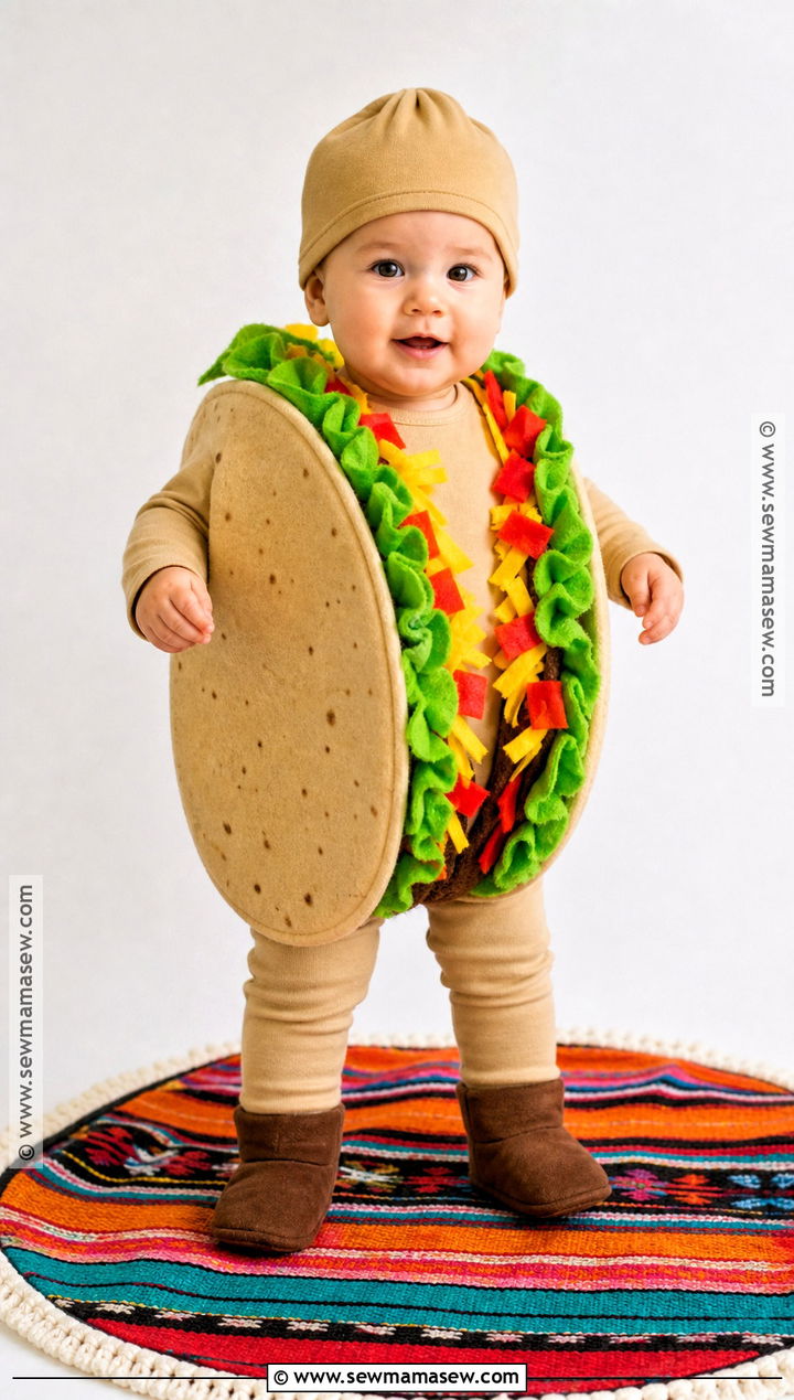 Baby Taco Costume - 50 baby halloween costumes