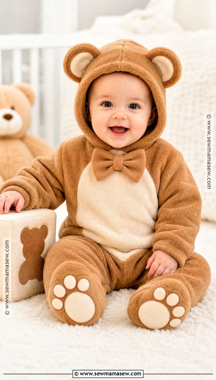 Baby Teddy Bear Costume - 40 baby costumes