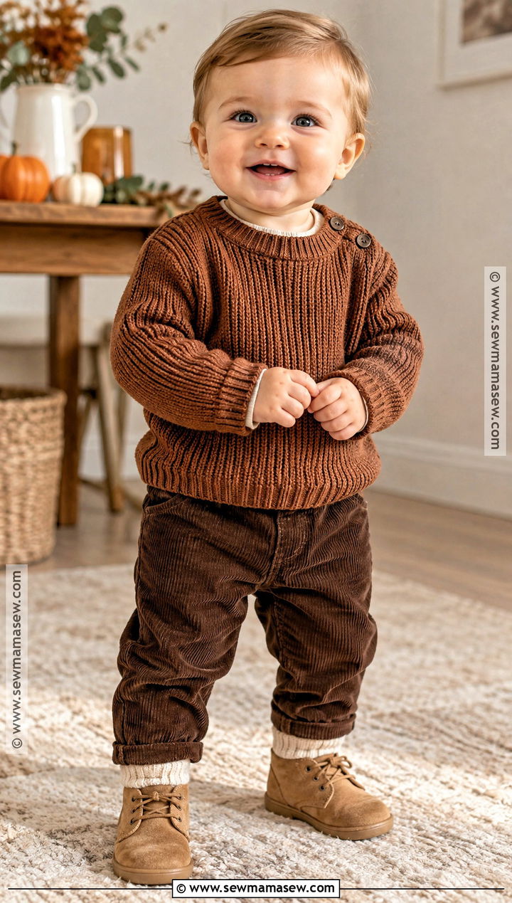 Baby Thanksgiving Knit Sweater Outfit - 25 baby thanksgiving outfit ideas
