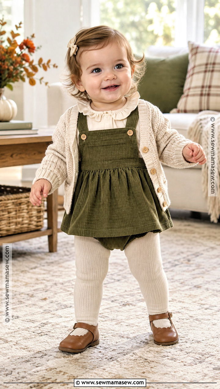 Baby Thanksgiving Overall Dress Outfit - 20 Thanksgiving Outfit Ideas for Babies