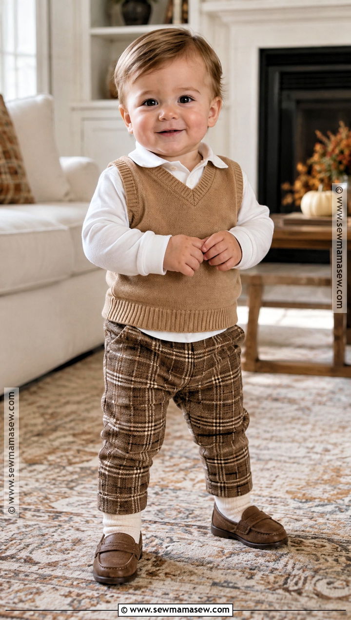 Baby Thanksgiving Sweater Vest Outfit - 25 baby thanksgiving outfit ideas