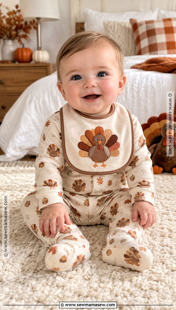Baby Thanksgiving Turkey Pajama Outfit - 25 baby thanksgiving outfit ideas
