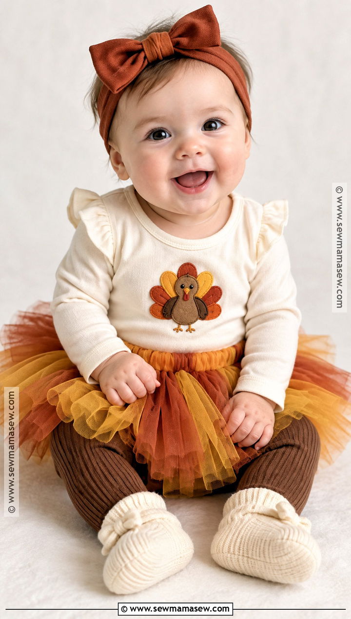 Baby Turkey Tutu Outfit - 20 Thanksgiving Outfit Ideas for Babies
