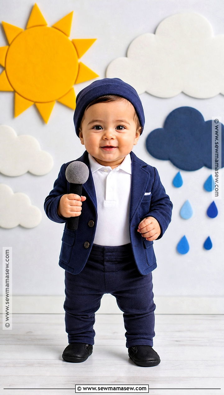 Baby Weather Reporter Costume - 30 funny baby costumes