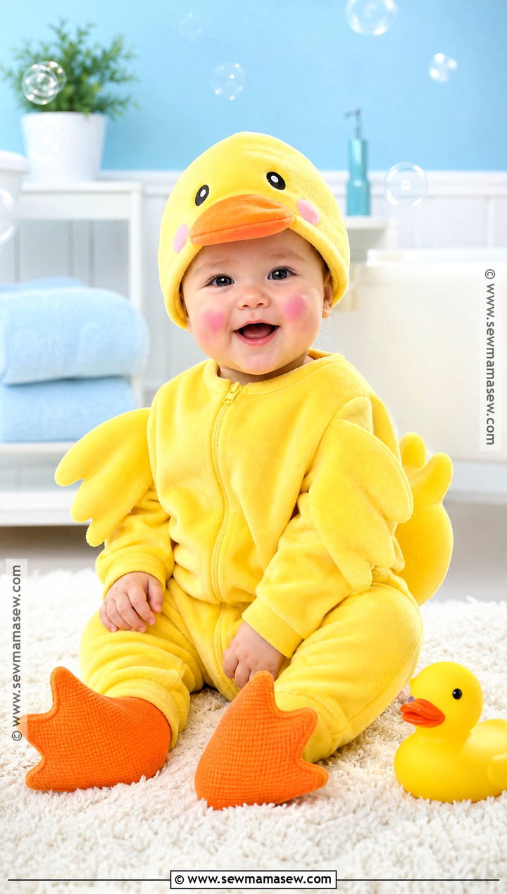 Baby Yellow Duck Halloween Costume - 30 toddler and baby halloween costumes