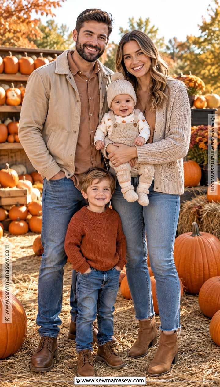 Babys First Pumpkin Patch Shirts With Neutral Layers - 15 pumpkin patch shirts for family
