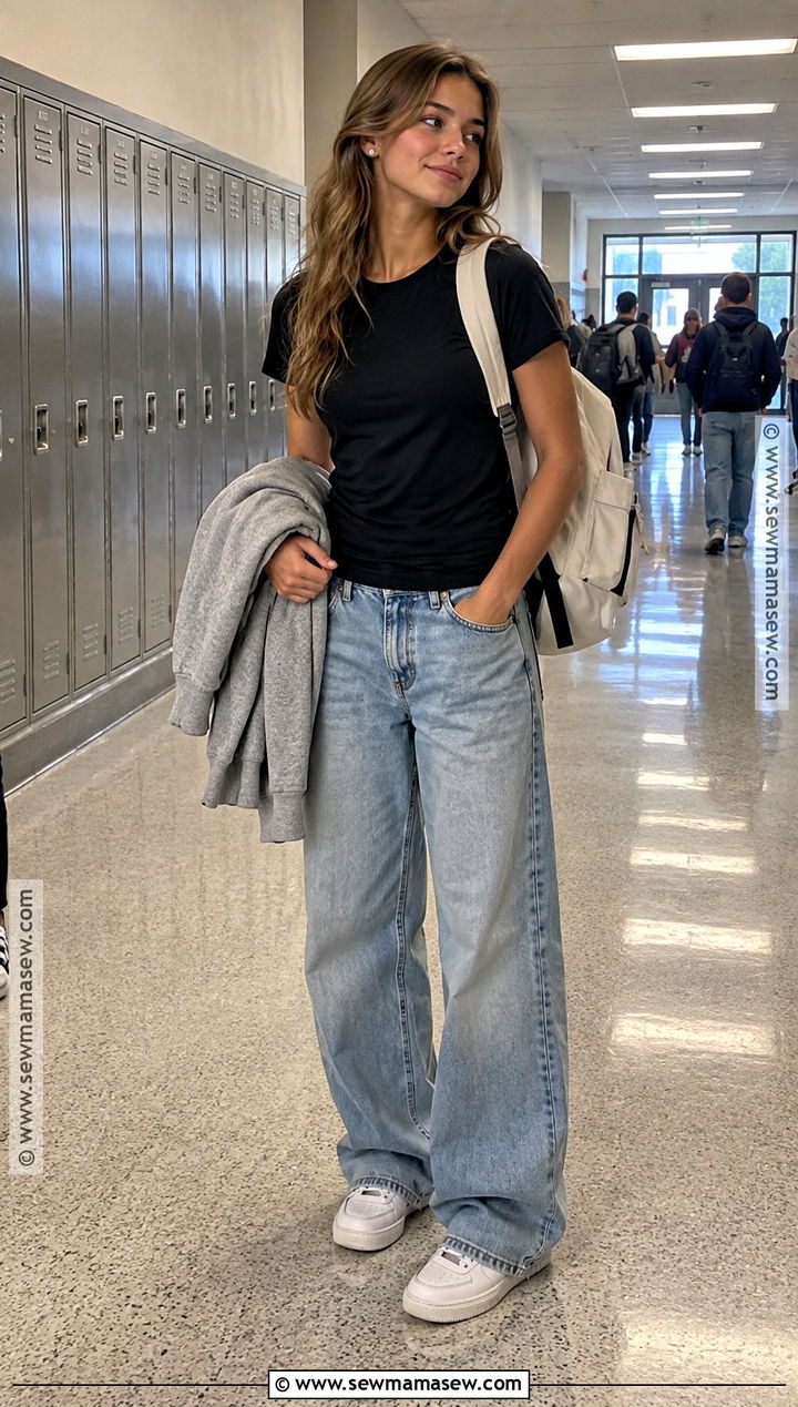 Back To School Baggy Jeans Outfit - 20 back to school clothes shopping