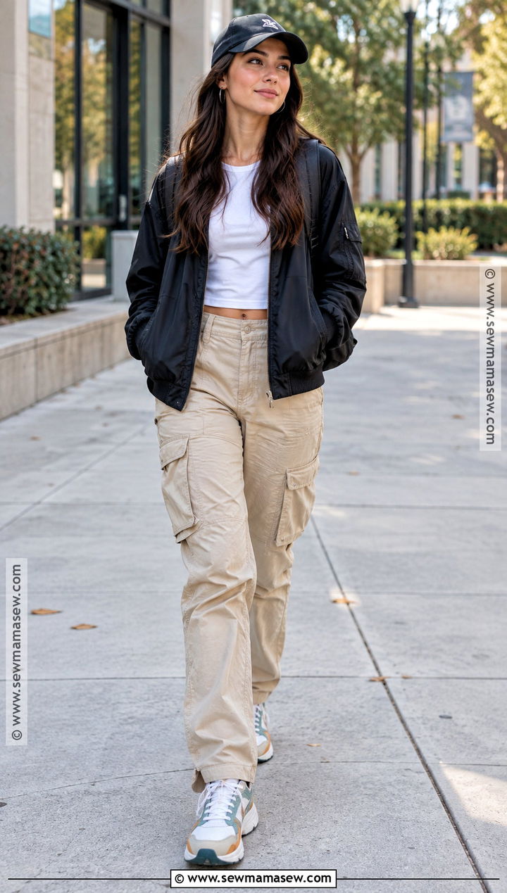 Back To School Bomber Jacket Outfit - 20 back to school clothes shopping