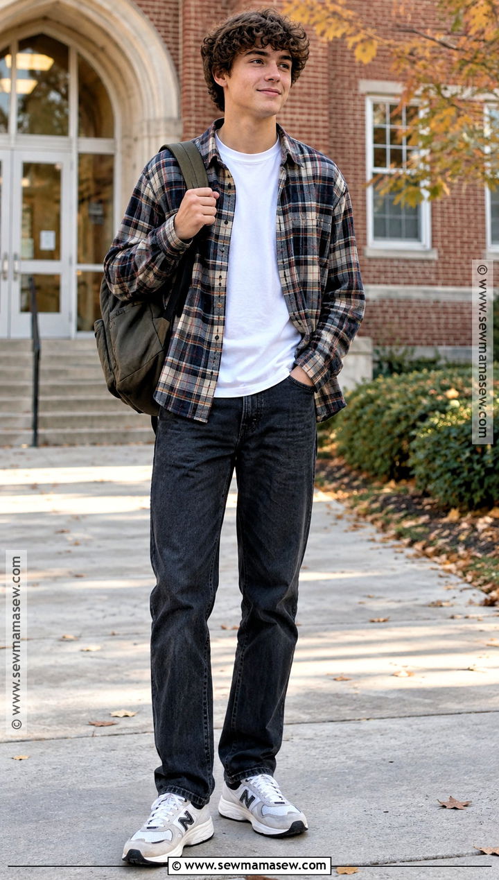 Back To School Flannel Shirt Outfit - 20 back to school clothes shopping