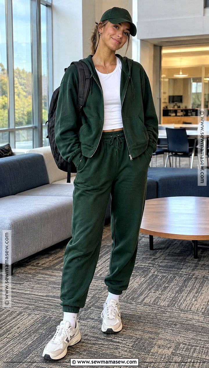Back To School Hoodie And Joggers Outfit - 15 Back To School Outfits Demetra