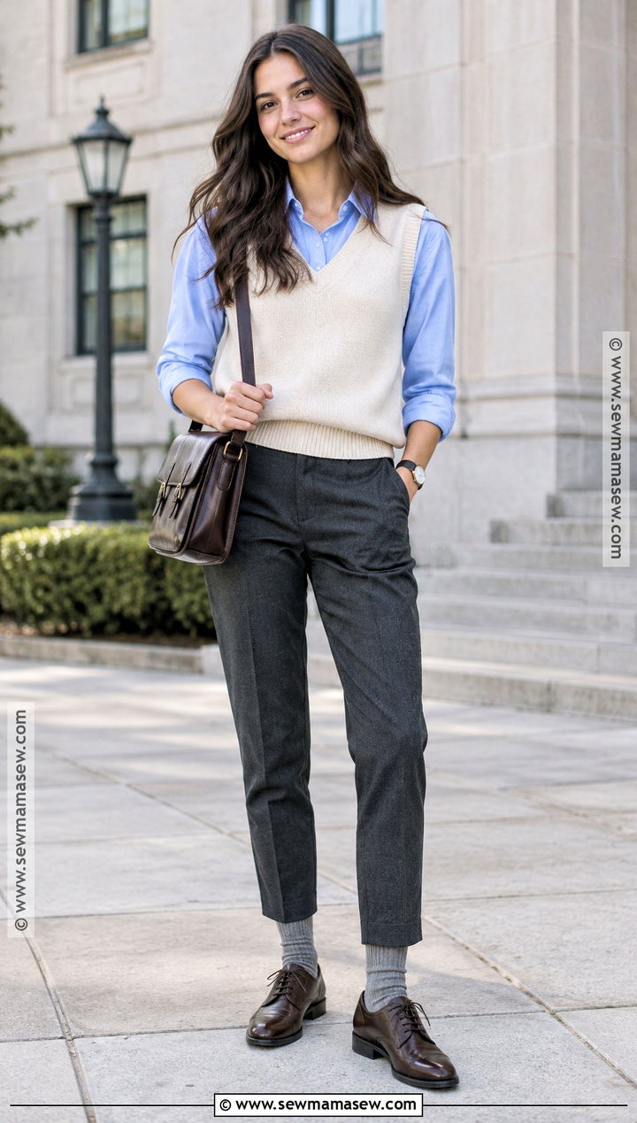 Back To School Oxford Shoes And Tailored Pants Outfit - 25 Back To School Shoes 2026