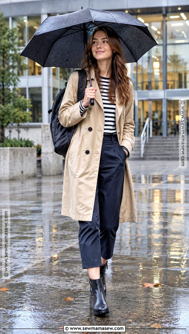 Back To School Rain Boots And Trench Coat Outfit - 25 Back To School Shoes 2026