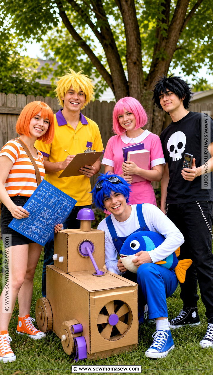 Backyard Friends Group Costume - 40 phineas and ferb costume ideas