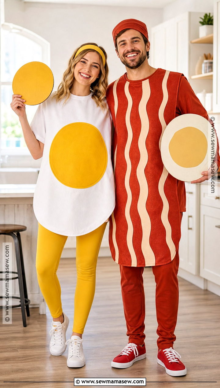 Bacon And Egg Duo Costume - 40 costume halloween duo ideas