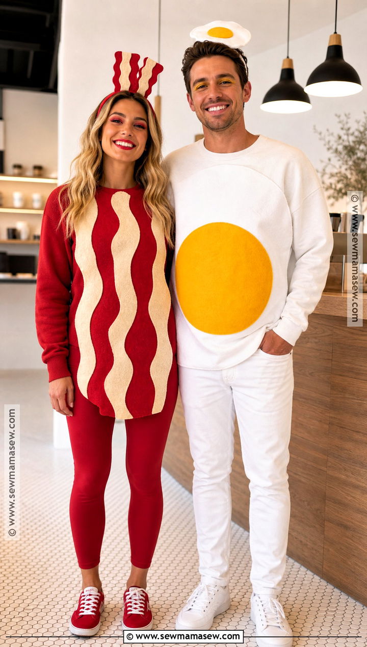 Bacon And Eggs Couple Costume - 30 costumes funny